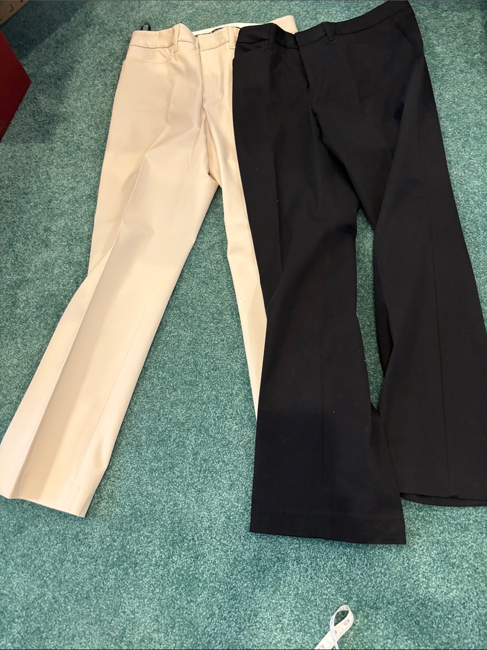 Gap Women Size 6 Classic Fit Bootcut Trousers Bundle Black & Cream EUC - Picture 1 of 3